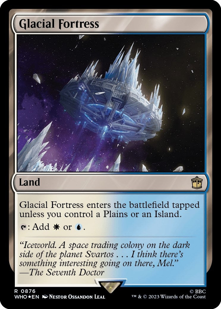 Image for Glacial Fortress (Surge Foil) (876) (WHO) - Magic: The Gathering