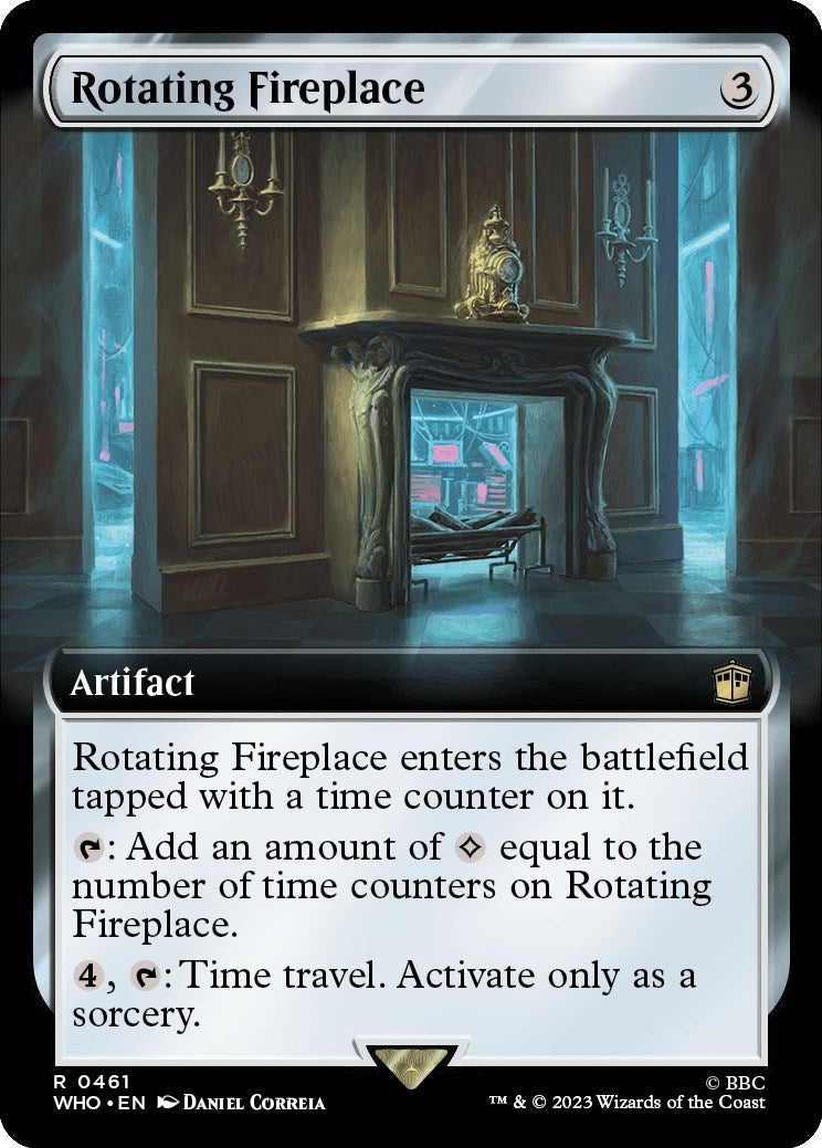 Image for Rotating Fireplace (Extended Art) (461) (WHO) - Magic: The Gathering