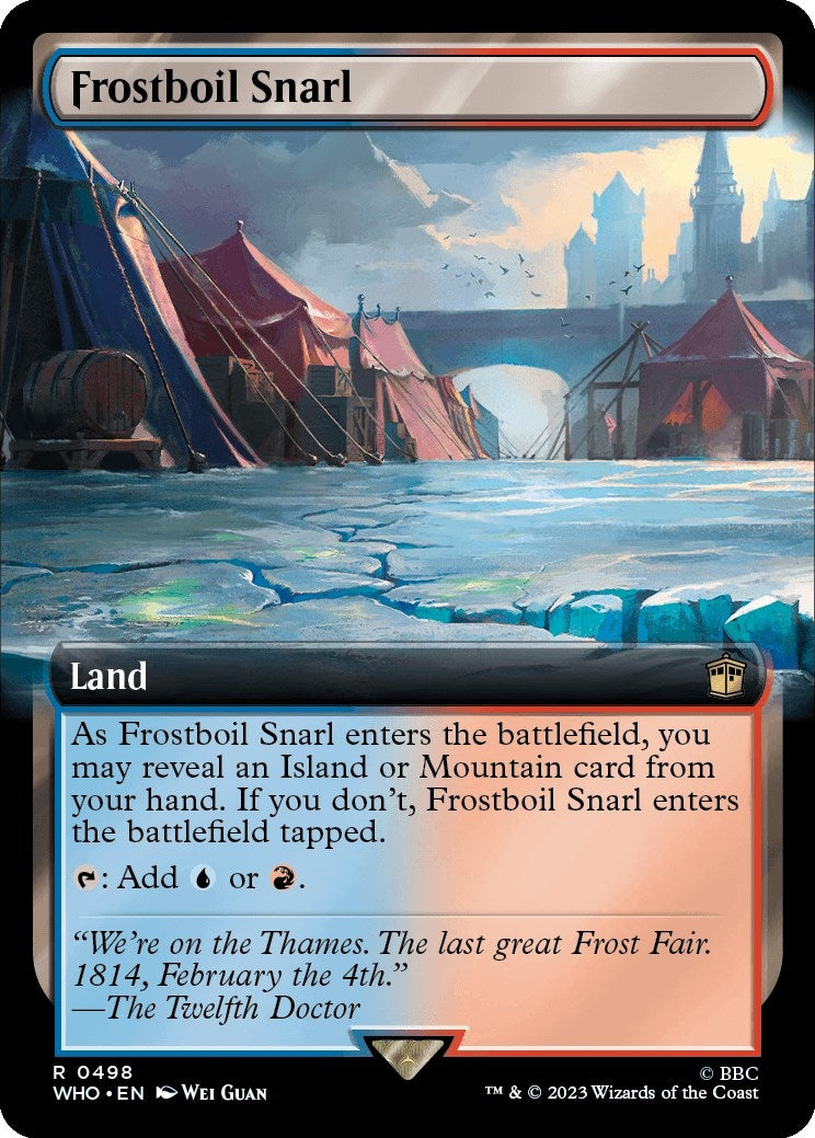 Image for Frostboil Snarl (Extended Art) (498) (WHO) - Magic: The Gathering