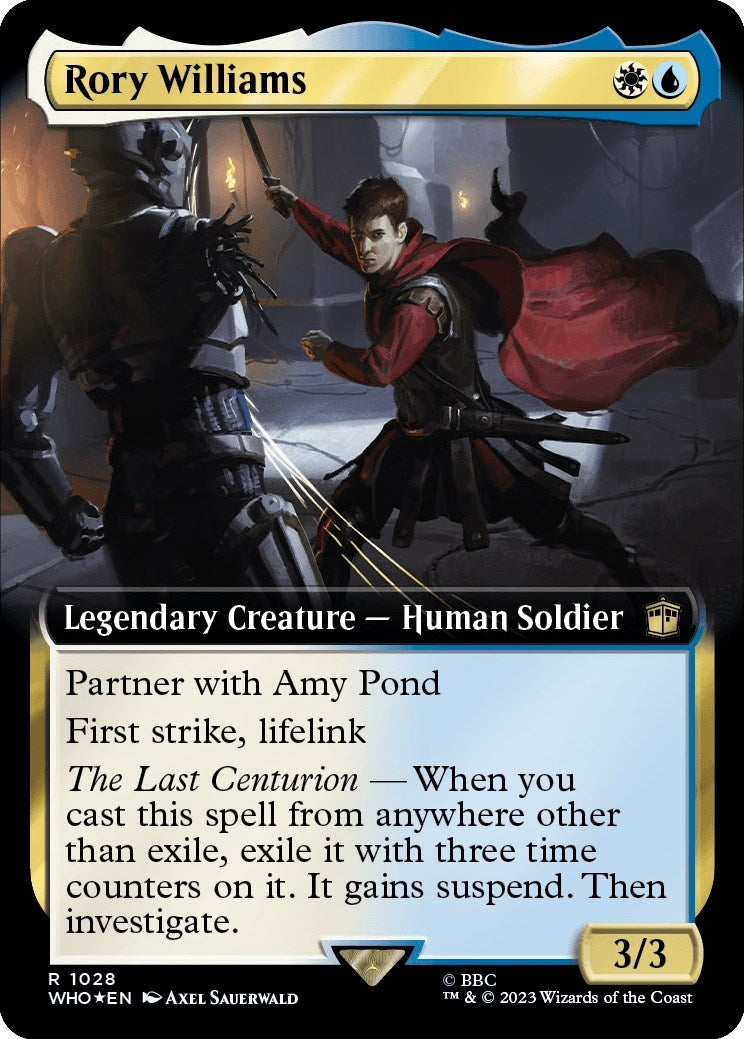 Image for Rory Williams (Extended Art) (Surge Foil) (1028) (WHO) - Magic: The Gathering