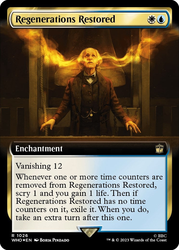 Image for Regenerations Restored (Extended Art) (Surge Foil) (1026) (WHO) - Magic: The Gathering