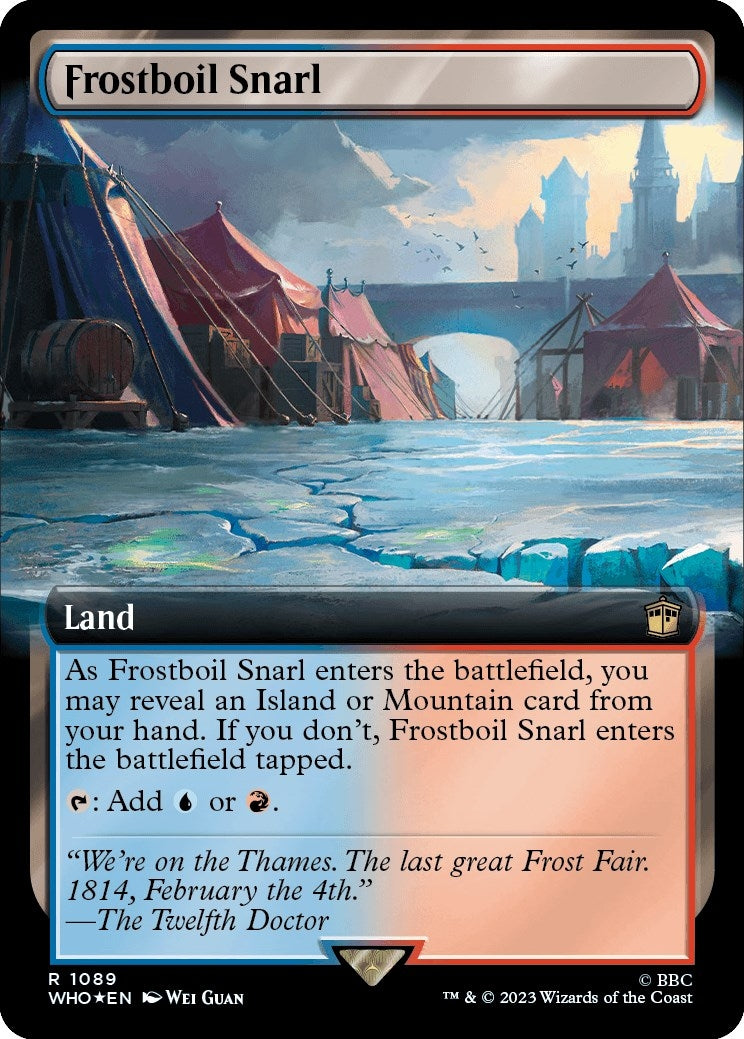 Image for Frostboil Snarl (Extended Art) (Surge Foil) (1089) (WHO) - Magic: The Gathering