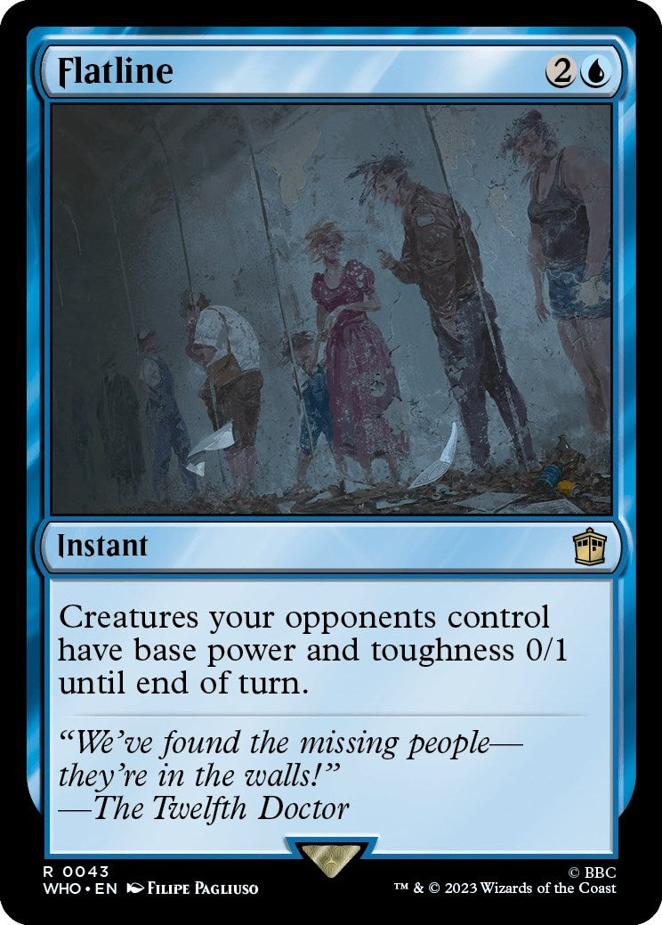 Image for Flatline (43) (WHO) - Magic: The Gathering