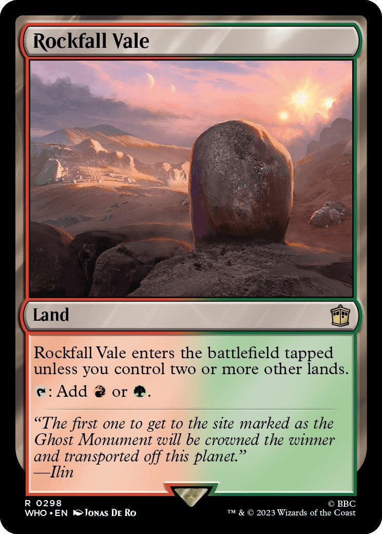 Image for Rockfall Vale (298) (WHO) - Magic: The Gathering