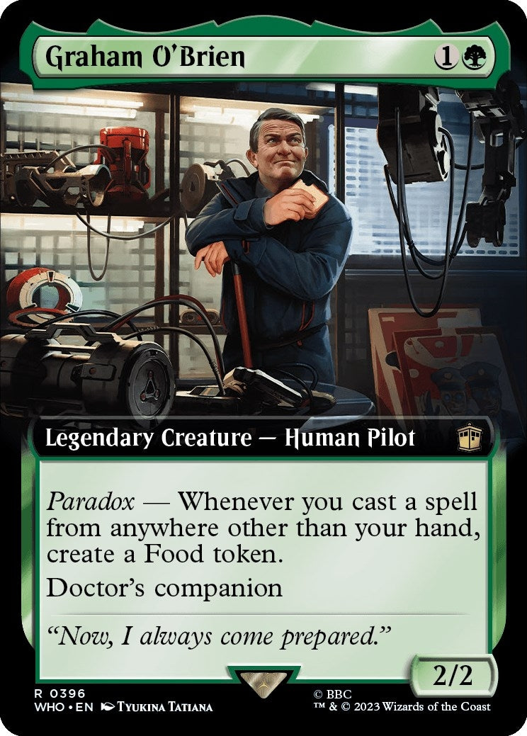 Image for Graham O'Brien (Extended Art) (396) (WHO) - Magic: The Gathering
