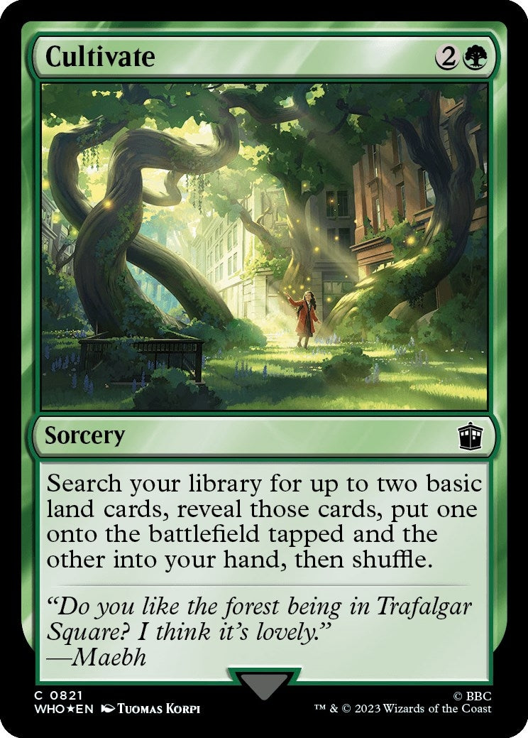 Image for Cultivate (Surge Foil) (821) (WHO) - Magic: The Gathering