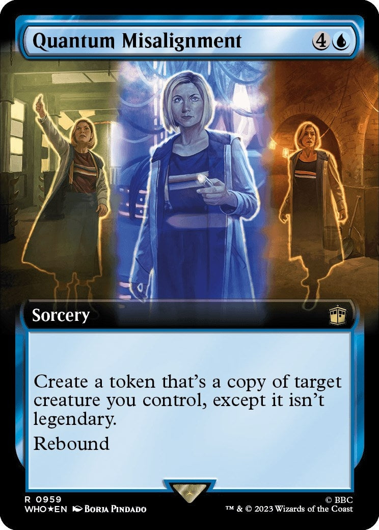 Image for Quantum Misalignment (Extended Art) (Surge Foil) (959) (WHO) - Magic: The Gathering