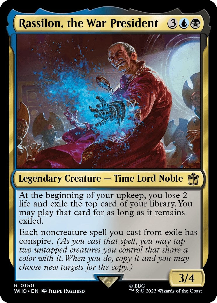 Image for Rassilon, the War President (150) (WHO) - Magic: The Gathering