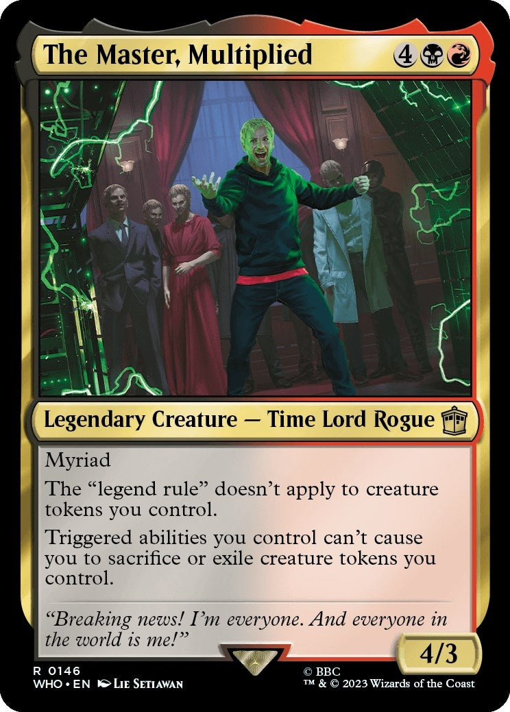 Image for The Master, Multiplied (146) (WHO) - Magic: The Gathering