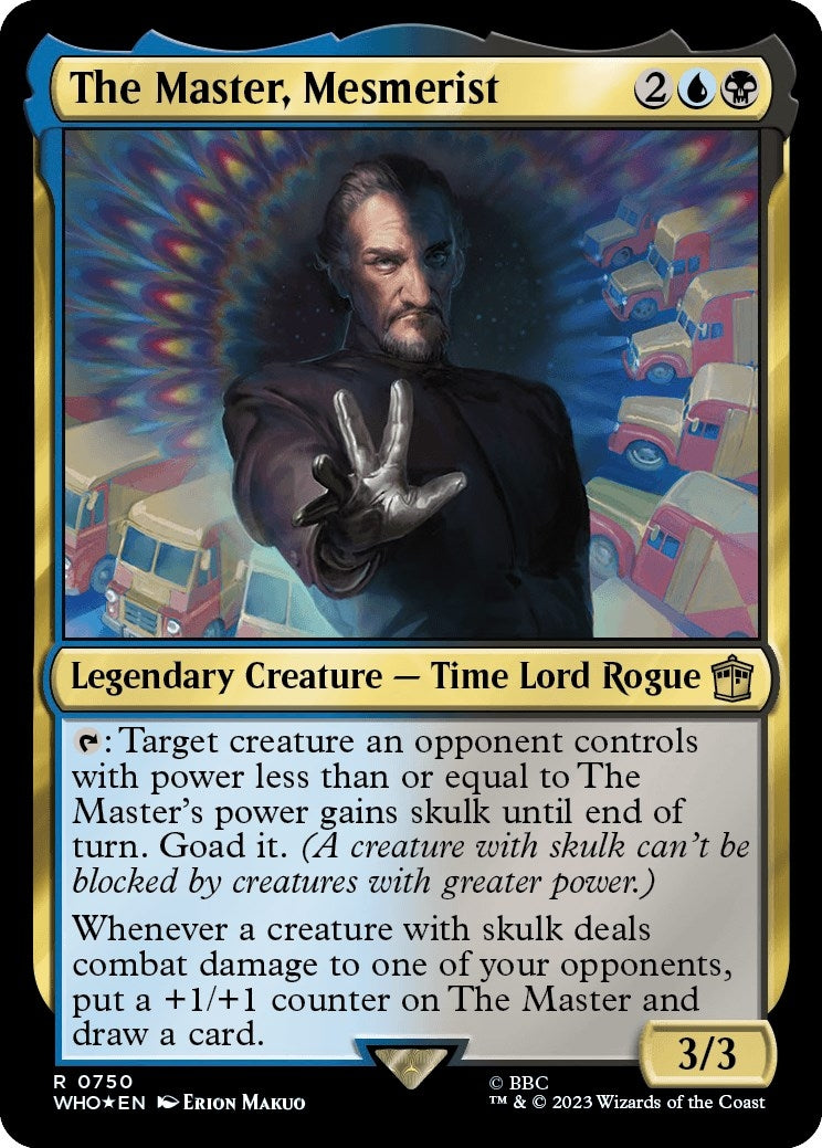 Image for The Master, Mesmerist (Surge Foil) (750) (WHO) - Magic: The Gathering