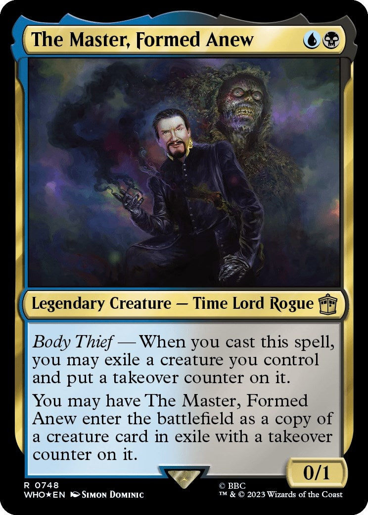 Image for The Master, Formed Anew (Surge Foil) (748) (WHO) - Magic: The Gathering