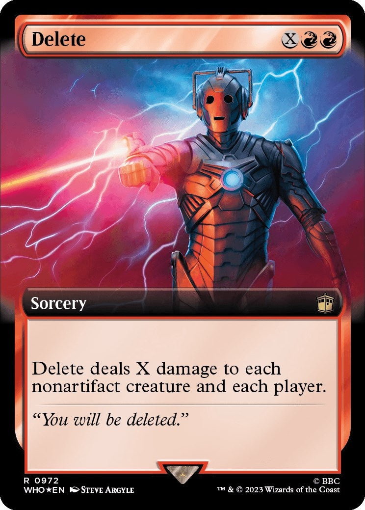Image for Delete (Extended Art) (Surge Foil) (972) (WHO) - Magic: The Gathering