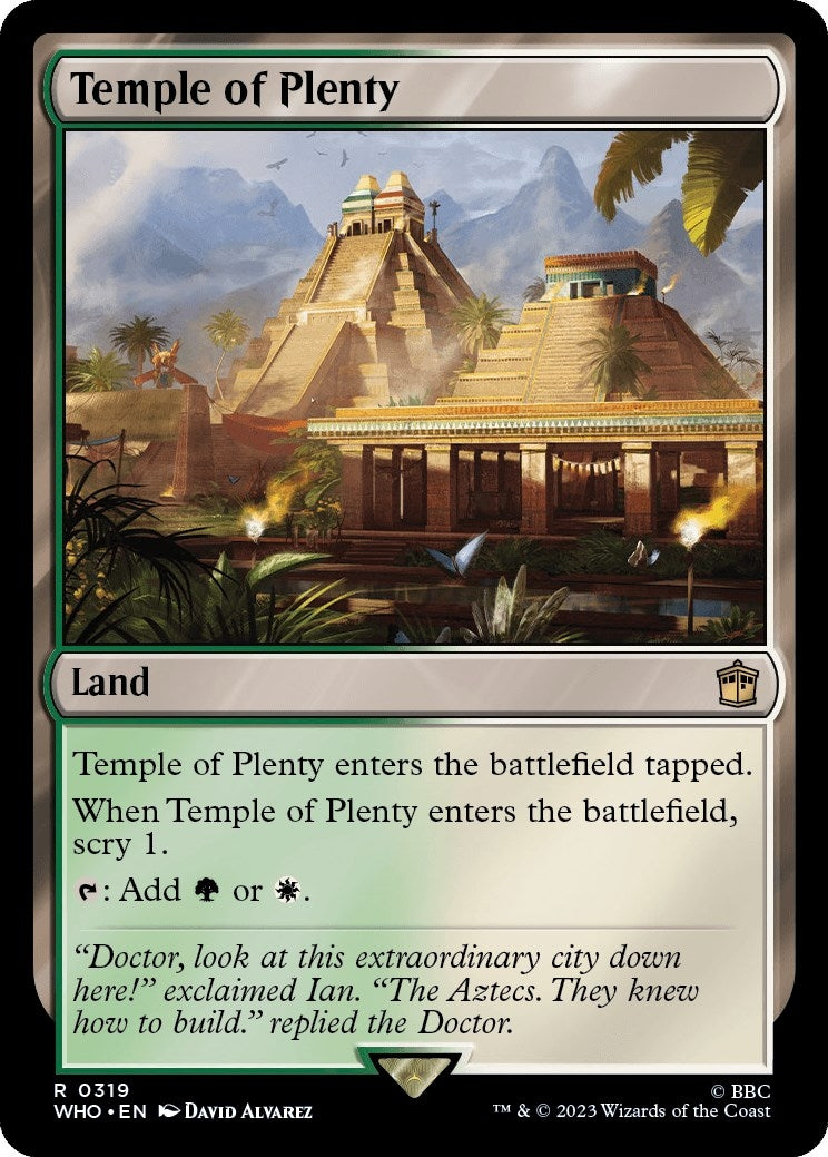 Image for Temple of Plenty (319) (WHO) - Magic: The Gathering