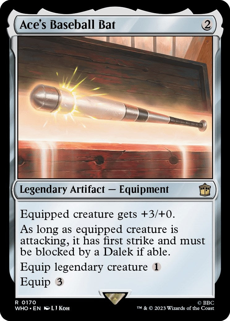Image for Ace's Baseball Bat (170) (WHO) - Magic: The Gathering