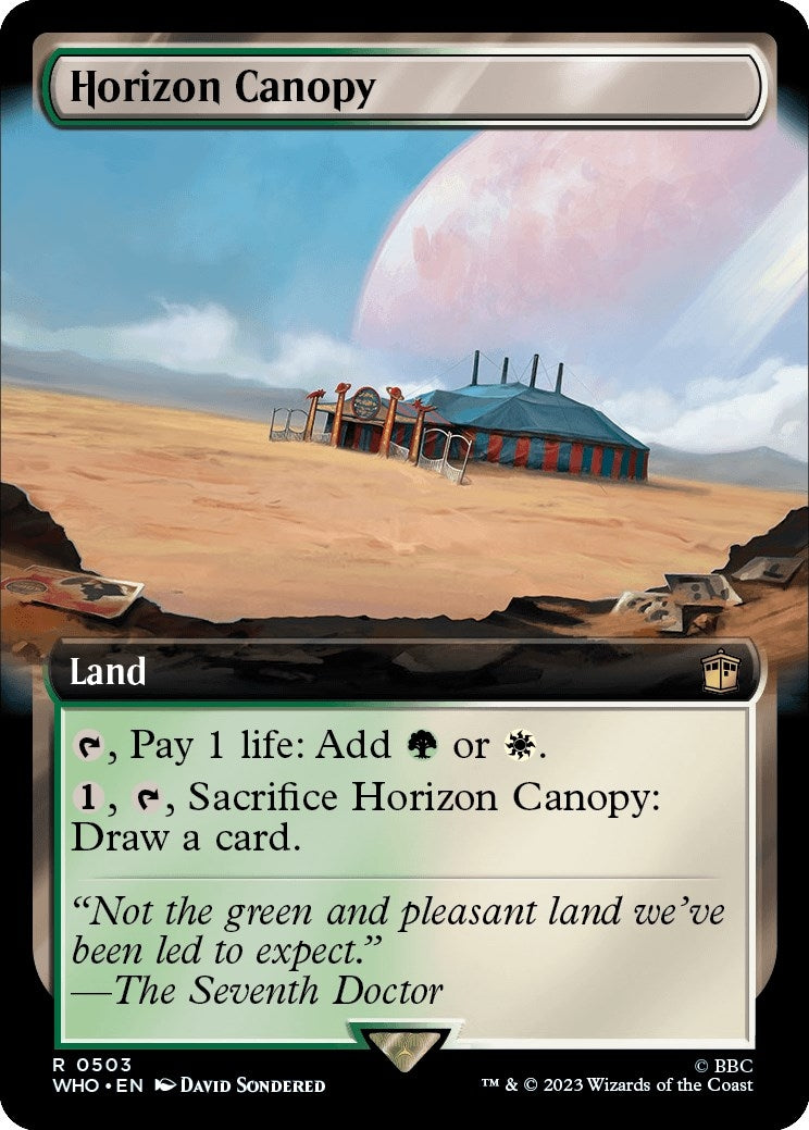 Image for Horizon Canopy (Extended Art) (503) (WHO) - Magic: The Gathering