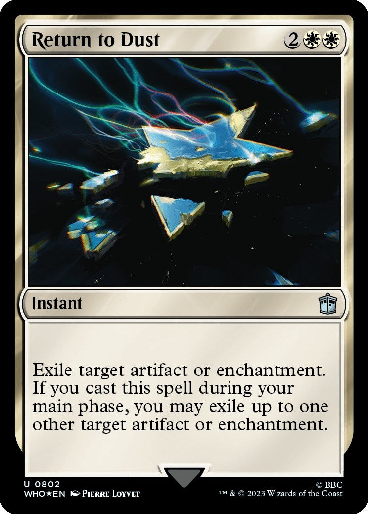 Image for Return to Dust (Surge Foil) (802) (WHO) - Magic: The Gathering