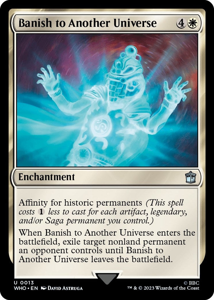 Image for Banish to Another Universe (13) (WHO) - Magic: The Gathering