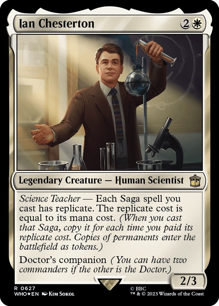 Image for Ian Chesterton (Surge Foil) (627) (WHO) - Magic: The Gathering