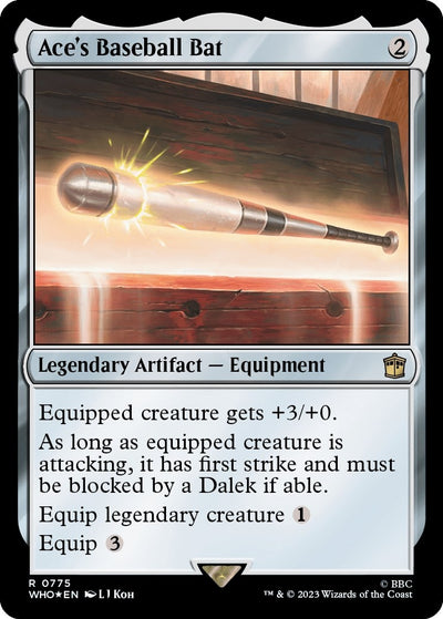 Ace's Baseball Bat (Surge Foil) (775) (WHO)
