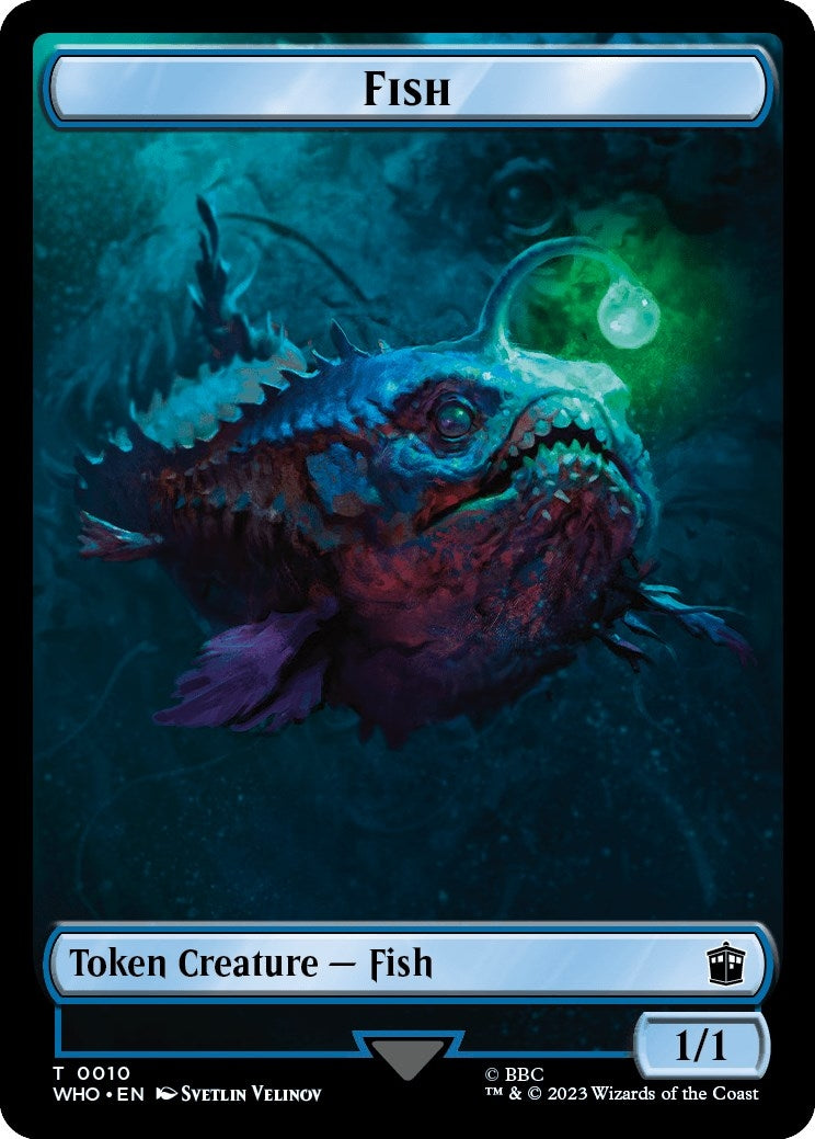 Image for Fish // Alien Insect Double-Sided Token (10 // 19) (WHO) - Magic: The Gathering