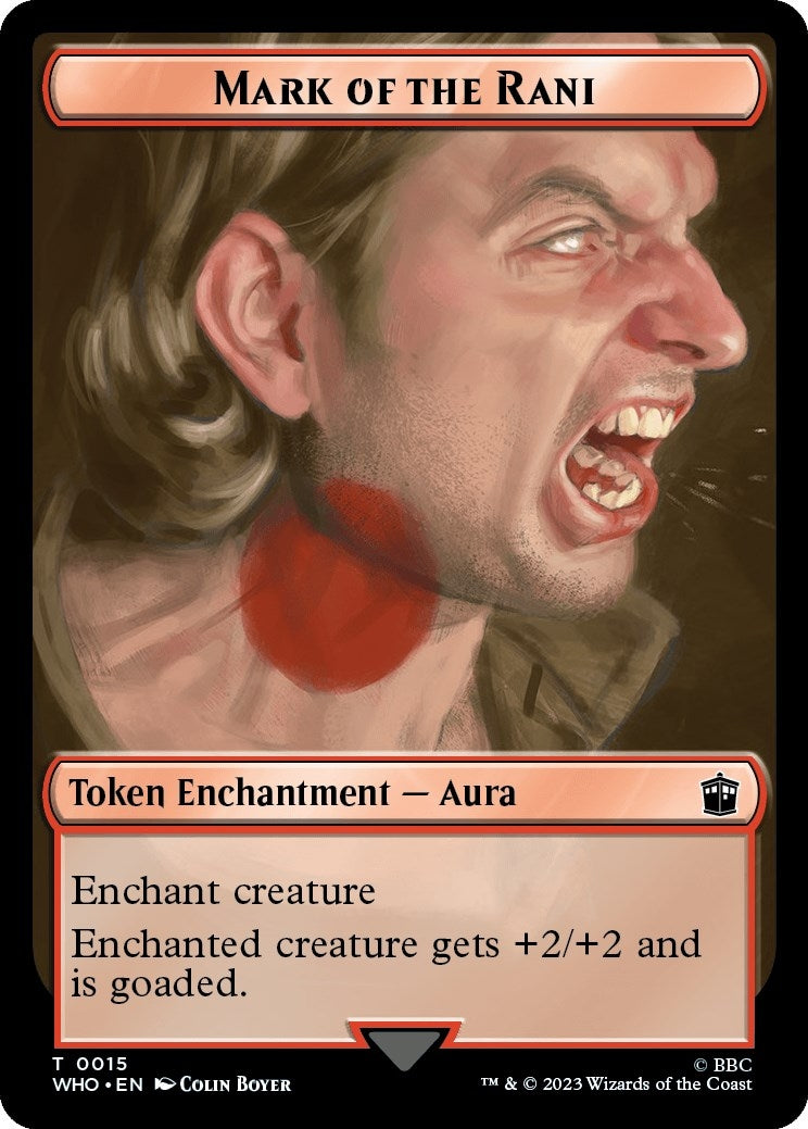 Image for Mark of the Rani // Cyberman Double-Sided Token (15 // 24) (WHO) - Magic: The Gathering