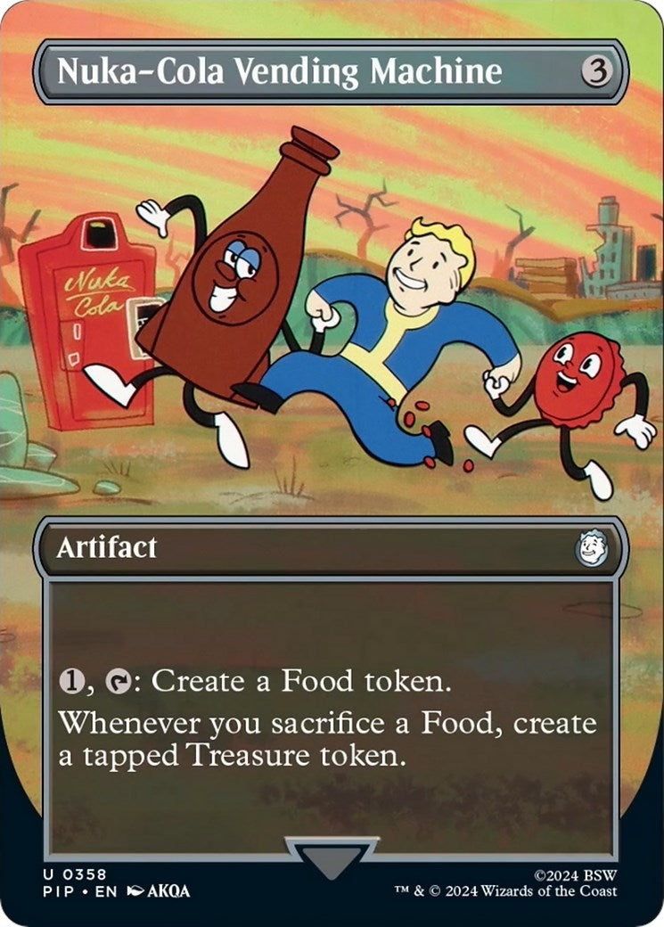 Image for Nuka-Cola Vending Machine (Borderless) (358) (PIP) - Magic: The Gathering