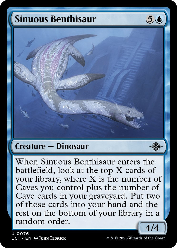 Image for Sinuous Benthisaur (76) (LCI) - Magic: The Gathering