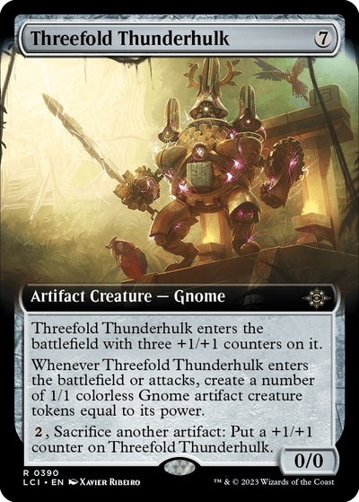 Threefold Thunderhulk (Extended Art) (390) (LCI)