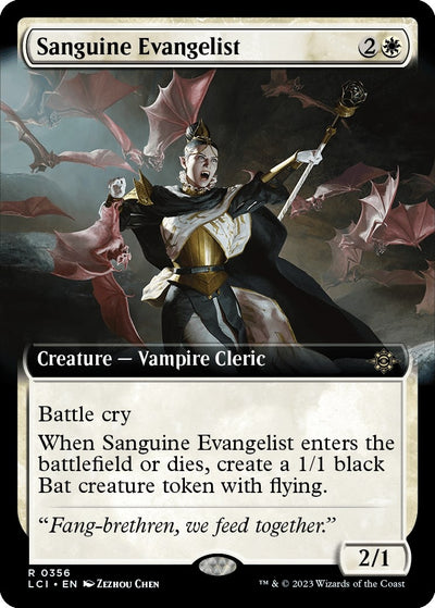 Sanguine Evangelist (Extended Art) (356) (LCI)