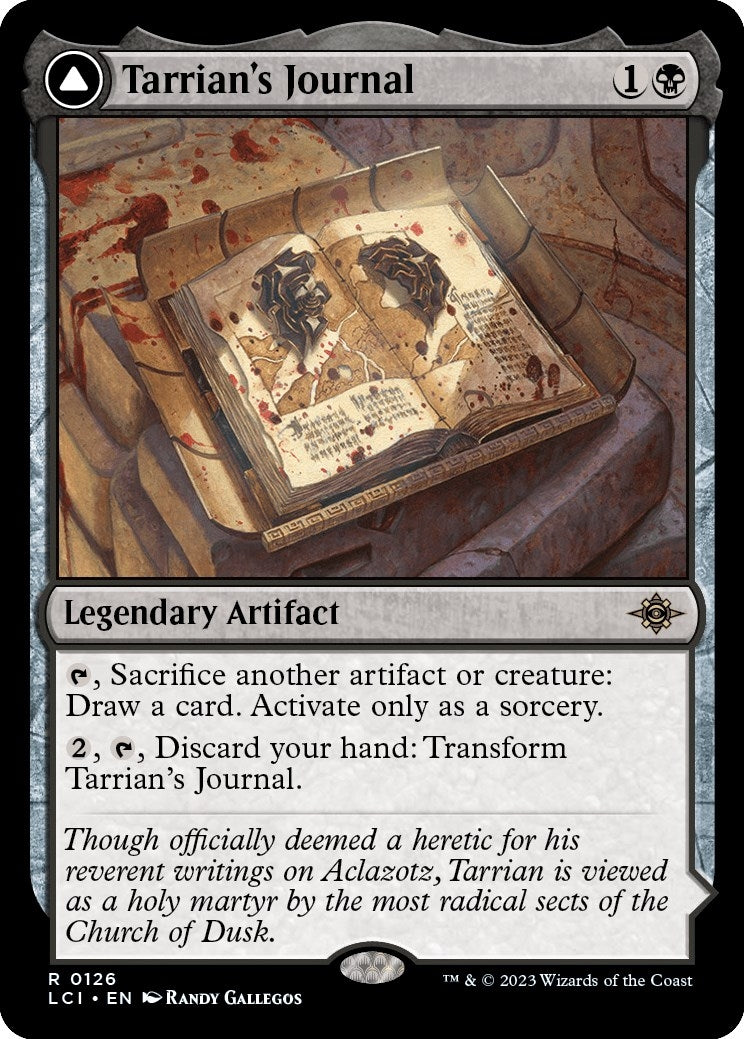 Image for Tarrian's Journal (126) (LCI) - Magic: The Gathering