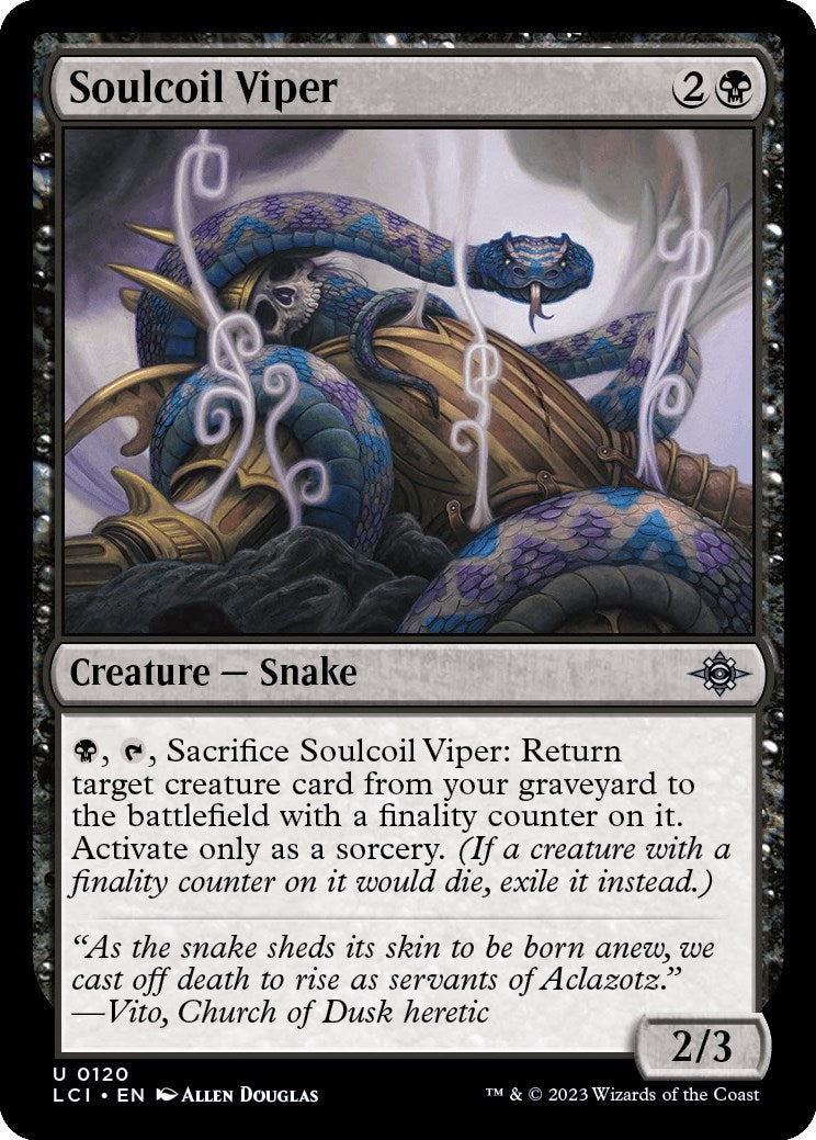 Image for Soulcoil Viper (120) (LCI) - Magic: The Gathering