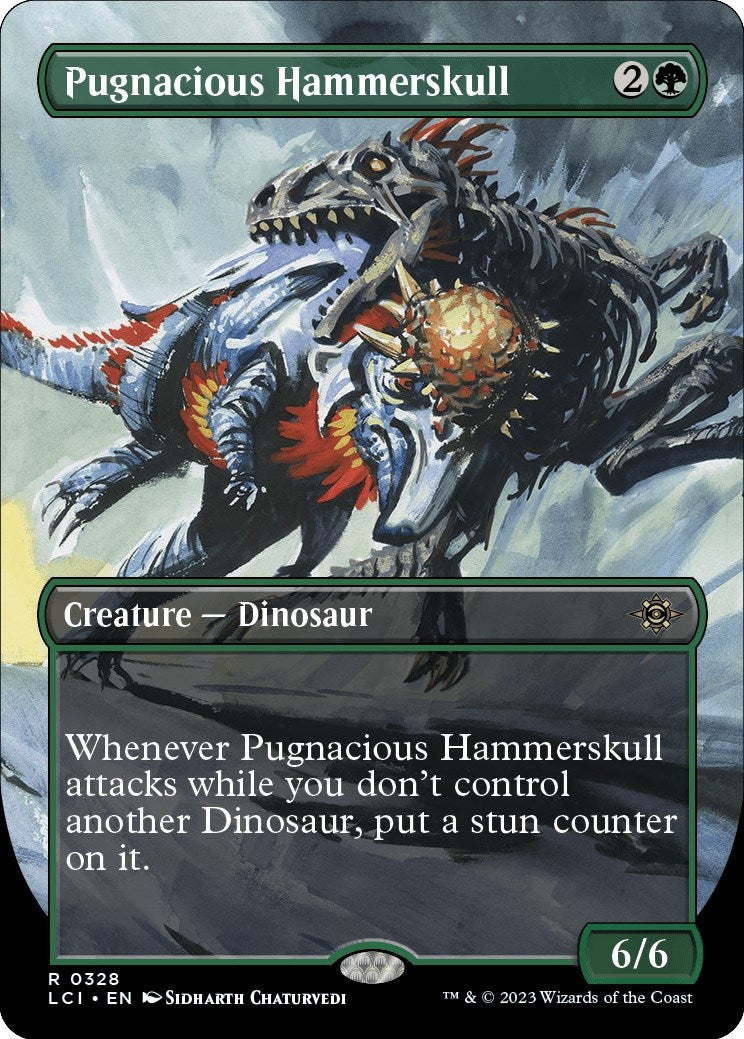 Image for Pugnacious Hammerskull (Borderless) (328) (LCI) - Magic: The Gathering