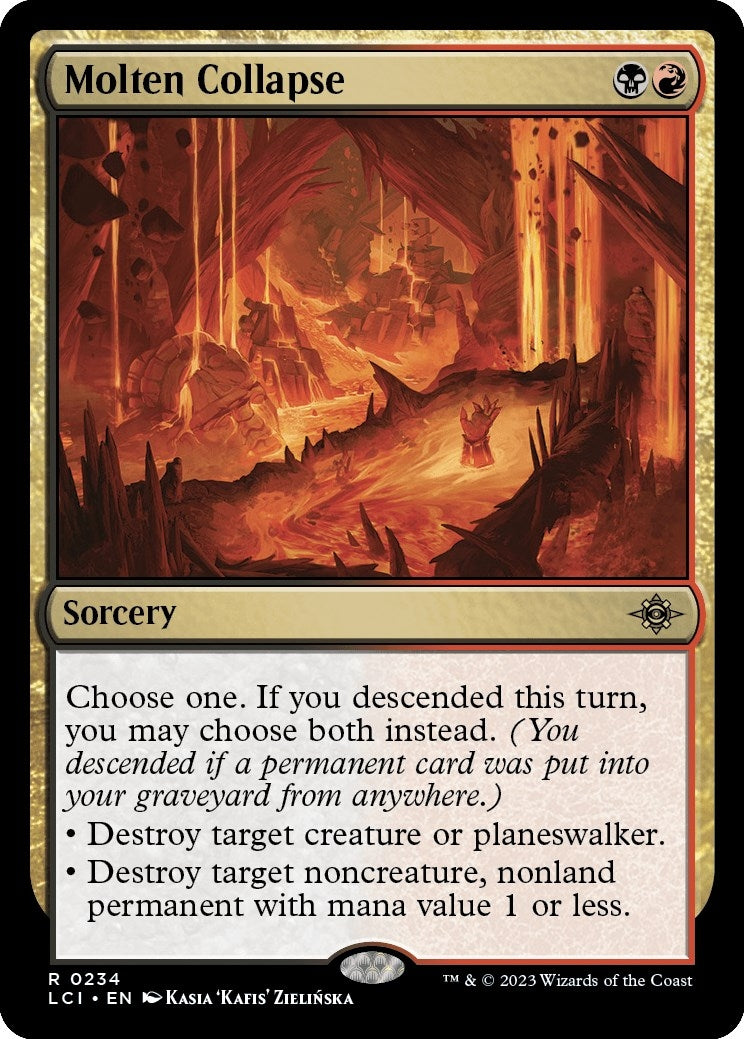 Image for Molten Collapse (234) (LCI) - Magic: The Gathering