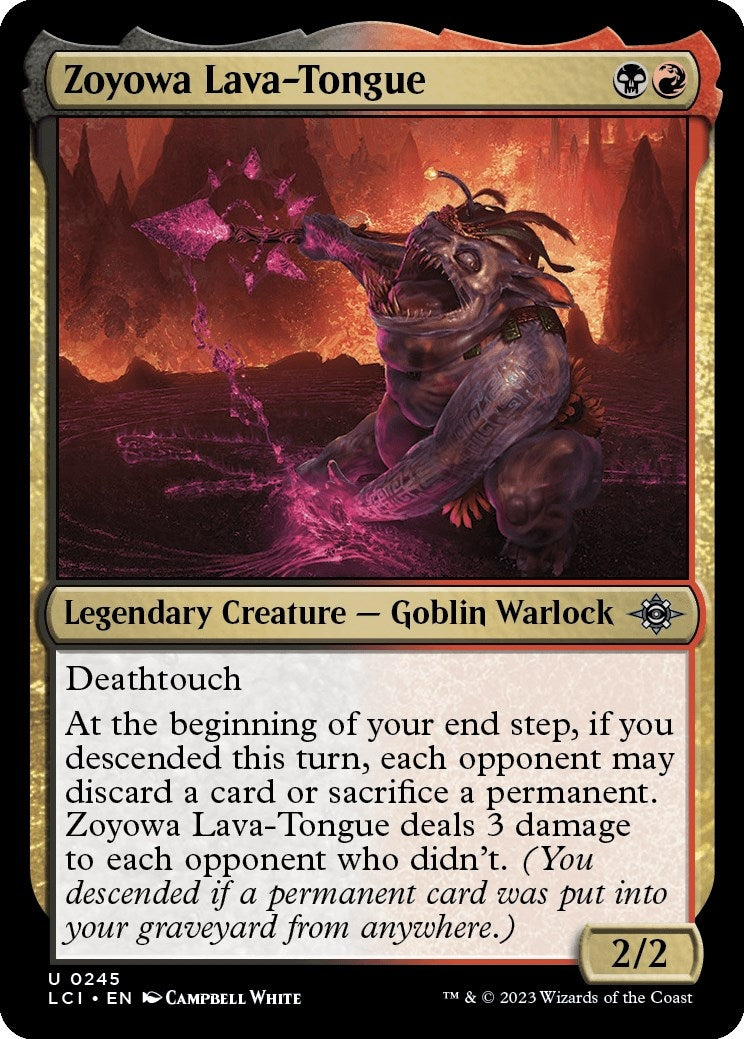 Image for Zoyowa Lava-Tongue (245) (LCI) - Magic: The Gathering