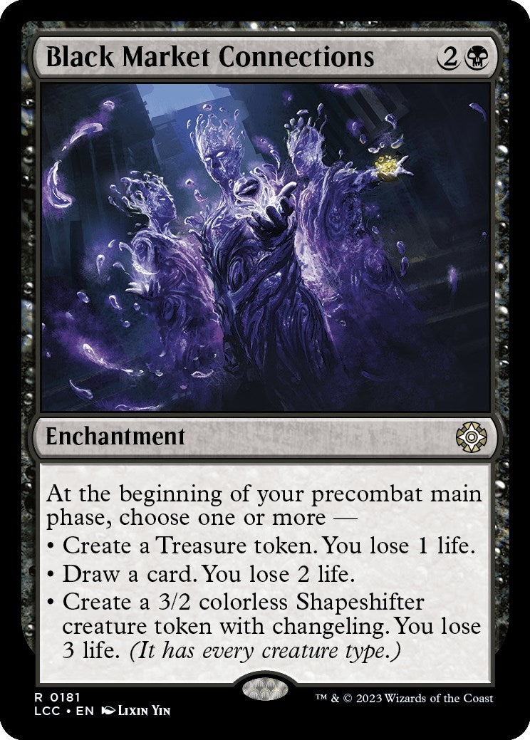 Image for Black Market Connections (181) (LCC) - Magic: The Gathering