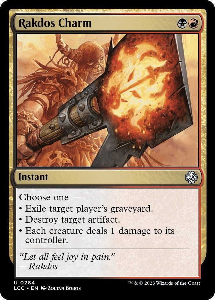 Image for Rakdos Charm (284) (LCC) - Magic: The Gathering