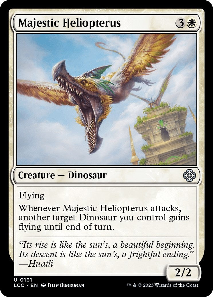 Image for Majestic Heliopterus (131) (LCC) - Magic: The Gathering