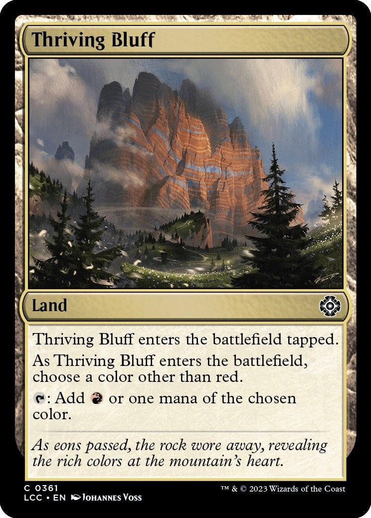 Image for Thriving Bluff (361) (LCC) - Magic: The Gathering