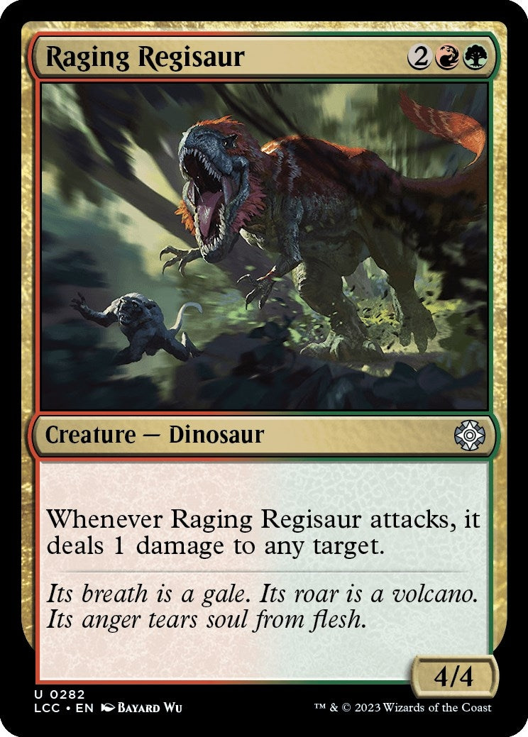 Image for Raging Regisaur (282) (LCC) - Magic: The Gathering
