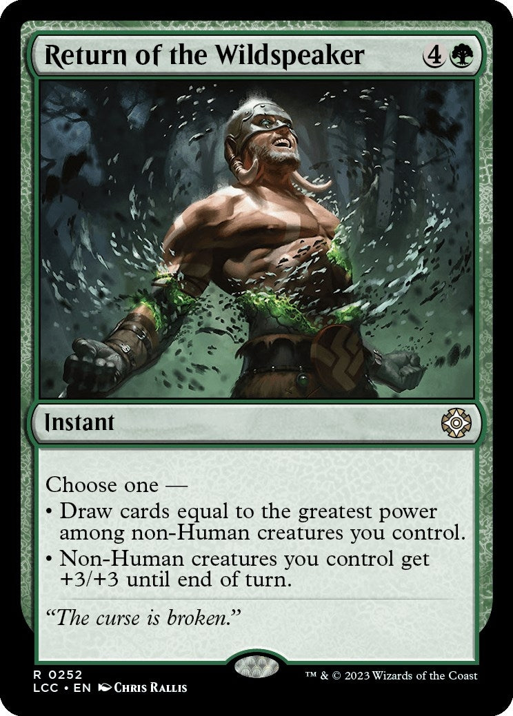 Image for Return of the Wildspeaker (252) (LCC) - Magic: The Gathering