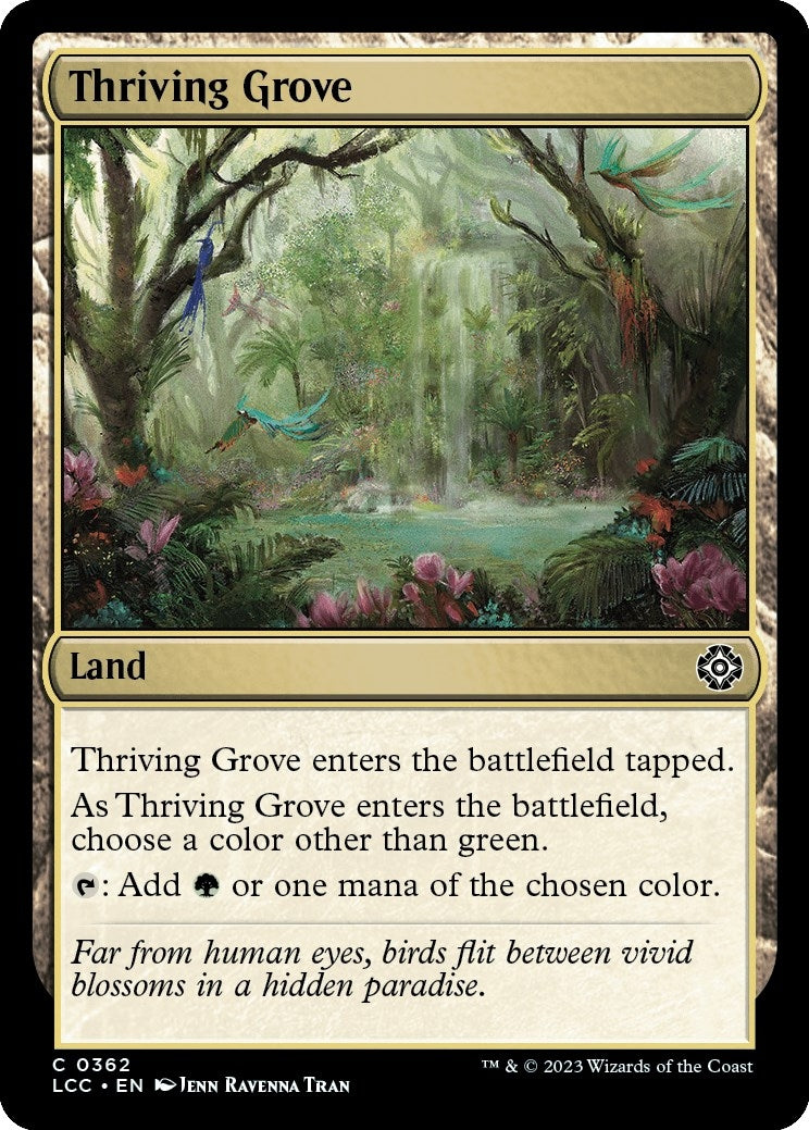 Image for Thriving Grove (362) (LCC) - Magic: The Gathering