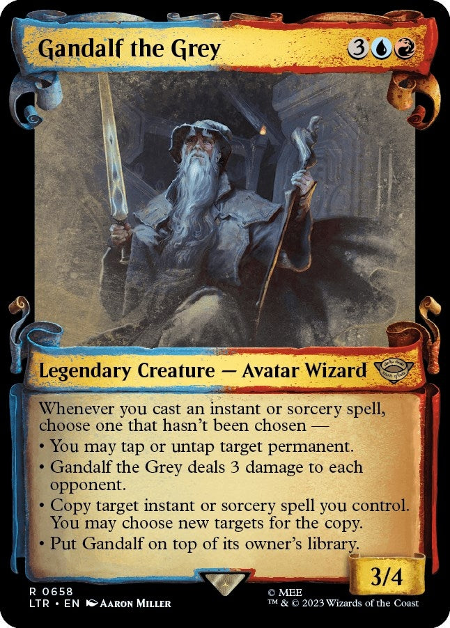 Image for Gandalf the Grey (Showcase Scrolls) (658) (LTR) - Magic: The Gathering