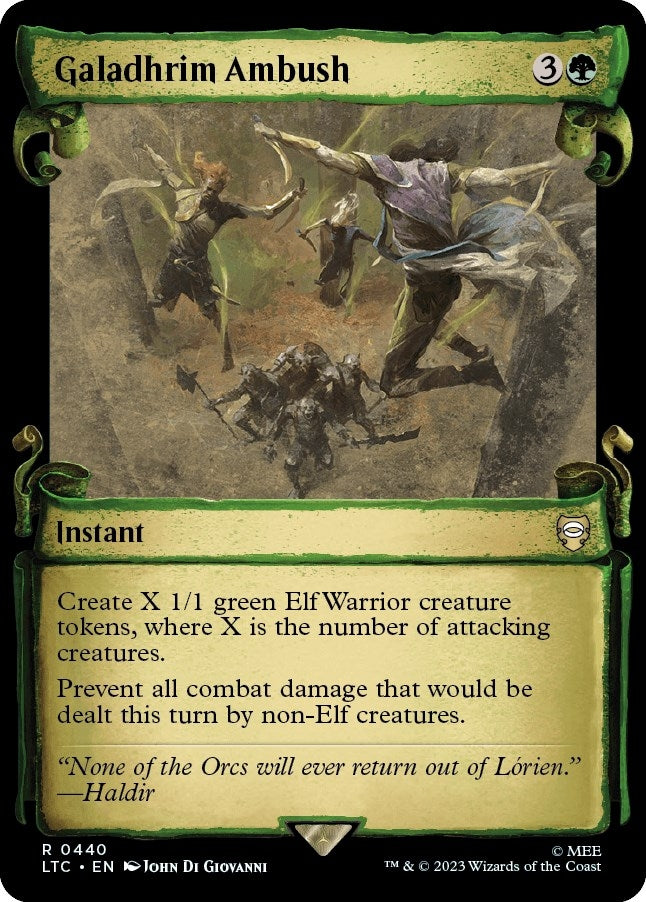 Image for Galadhrim Ambush (Showcase Scrolls) (440) (LTC) - Magic: The Gathering