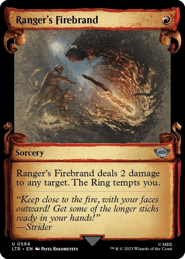 Image for Ranger's Firebrand (Showcase Scrolls) (594) (LTR) - Magic: The Gathering