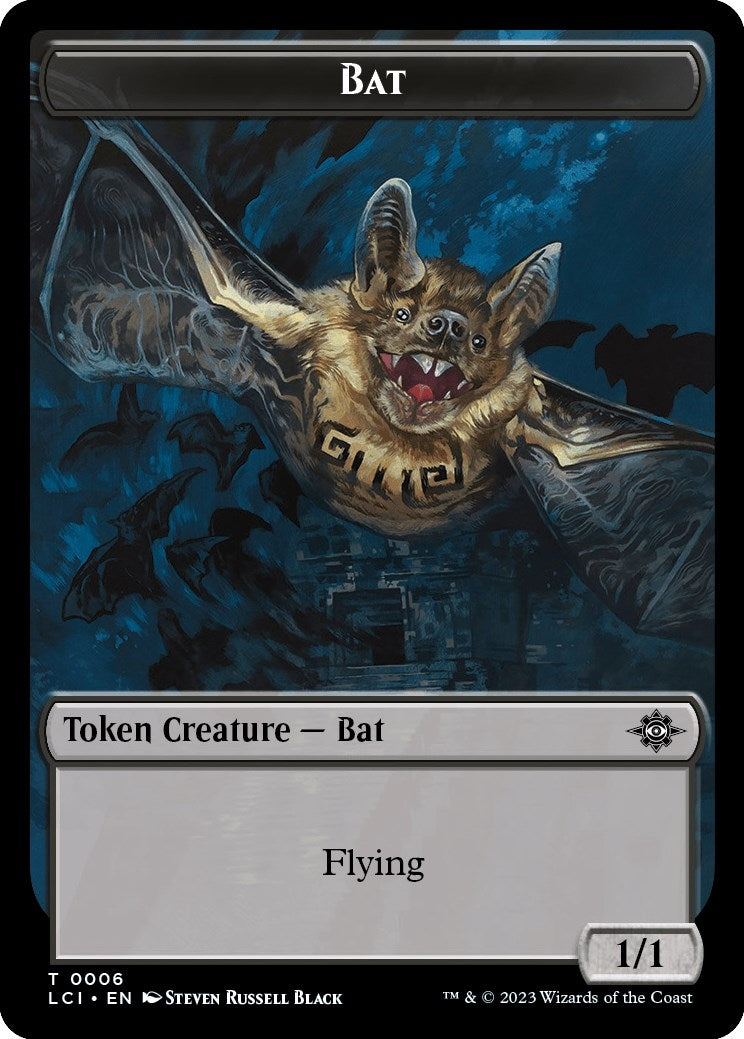 Image for Bat // Vampire (0004) Double-Sided Token (6 // 4) (LCI) - Magic: The Gathering