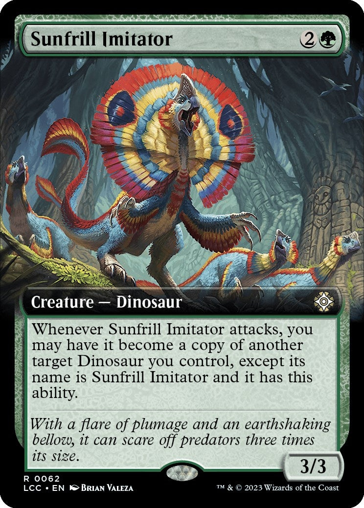 Image for Sunfrill Imitator (Extended Art) (62) (LCC) - Magic: The Gathering