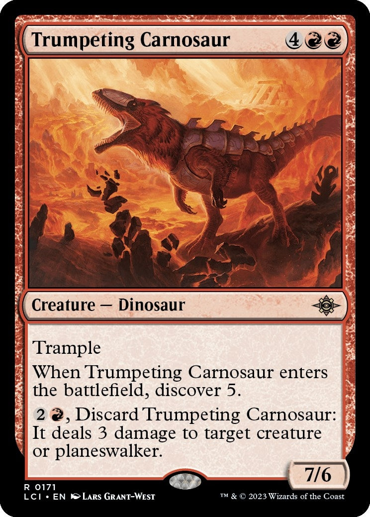 Image for Trumpeting Carnosaur (171) (LCI) - Magic: The Gathering