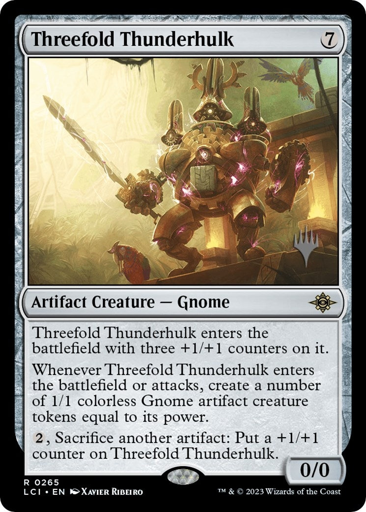 Image for Threefold Thunderhulk (265) (PPLCI) - Magic: The Gathering