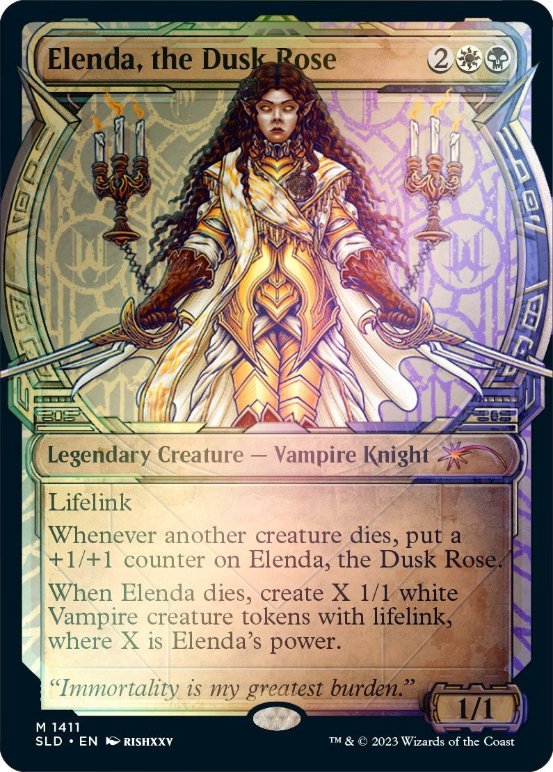 Image for Elenda, the Dusk Rose (Rainbow Foil) (1411) (SLD) - Magic: The Gathering
