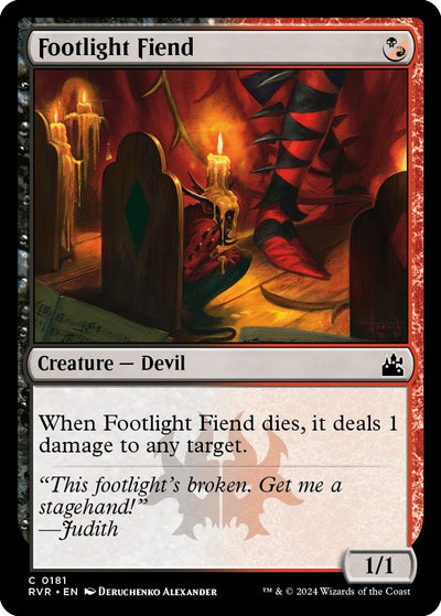 Footlight Fiend (181) (RVR)